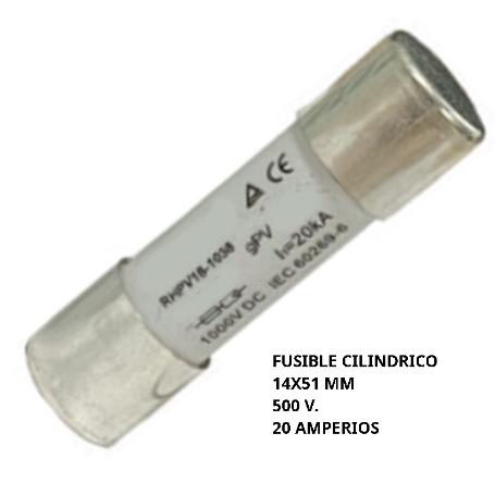 FUSIBLE 20 AMPERIOS 14X51 FYH