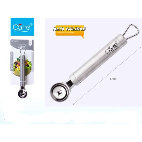 DECORADOR VACIADOR DE MELON 17 CMS MANGO INOX VICTORIA LOW COST