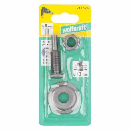 WOLFCRAFT MANDRIL PORTATIL DIAM 13MM 13X8MM