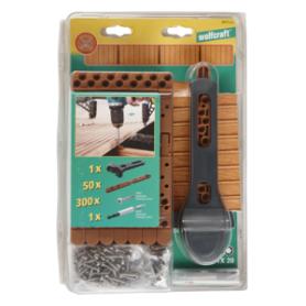 WOLFCRAFT SET ATORNILLADO TARIMA 6971000