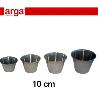 ARGA FLANERO ACERO INOXIDABLE 10 CMS.