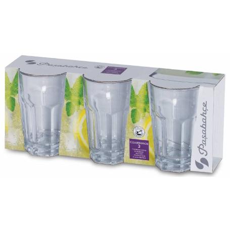 VASO CASABLANCA 290 ML PASABACHE - CAJA 3 UNIDADES
