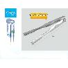 CARRE PINZA HIELO MULTIUSOS SIN MUELLE 18 CMS INOX