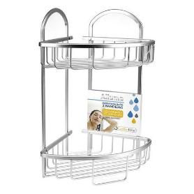 ESTANTERIA RINCONERA DE BAÑO 2 BANDEJAS ALLUMA CONFORTIME