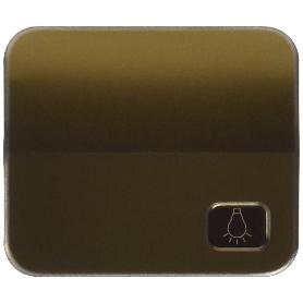 SIMON S75 TECLA PULSADOR LUZ BRONCE 75018-36