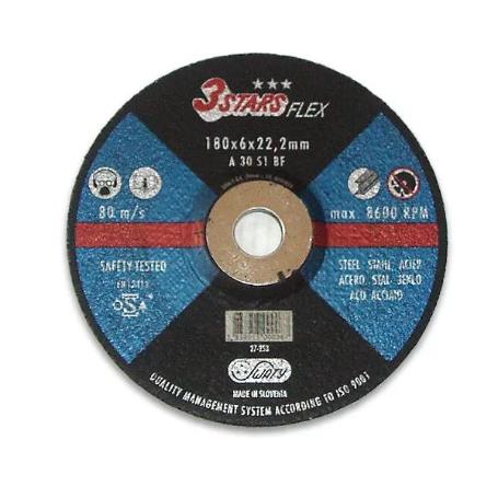 DISCO DESBASTE ACERO 180X6X22 SWATY 3STARSFLEX