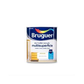 BRUGUER ESMALTE ACRILICO MULTISUPERFICIE BLANCO SATINADO 750 ML