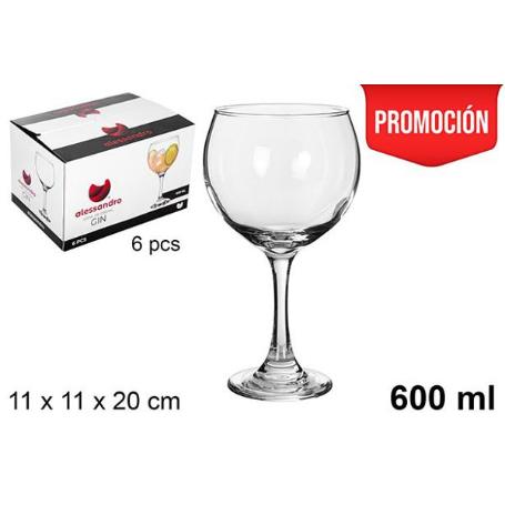 60 CLS COPA GIN TONIC COMBINADOS ALESSANDRO - CAJA 6 UNIDADES