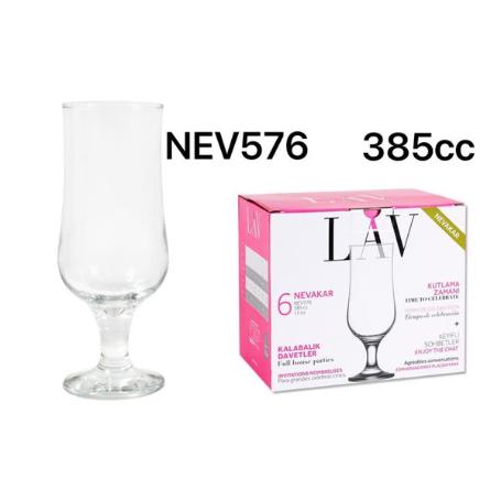 37 CLS COPA CERVEZA NEVAKR 370 CC LAV NEV576 - CAJA 6 UNIDADES