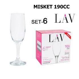 19 CLS COPA CHAMPAGNE MISKET LAV MIS535F - CAJA 6 UNIDADES