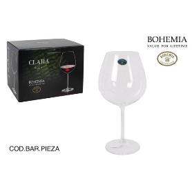 85 CLS COPA GRAN VINO 650 CC CRISTAL BOHEMIA CLARA - CAJA 6 UNIDADES