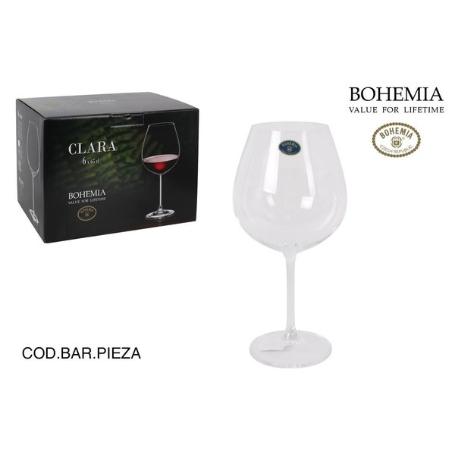 85 CLS COPA GRAN VINO 650 CC CRISTAL BOHEMIA CLARA - CAJA 6 UNIDADES