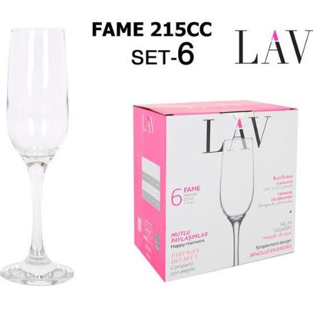 21,5 CLS COPA CHAMPAN FAME 215 CC LAV - CAJA 6 UNIDADES