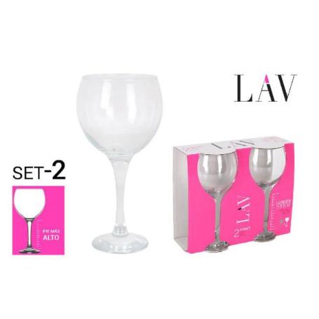 64,5 CLS COPA COMBINADO GINTONIC PIE ALTO 645CC MISKET LAV - CAJA 2 UNIDADES