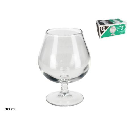 30 CLS COPA COÑAC BRANDY HOSTELVIA TENSIONADA - CAJA 6 UNIDADES