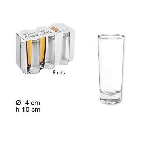 6 CLS. VASO CRISTAL CHUPITO ALTO 60 ML. - CAJA 6 UNIDADES