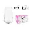 48 CLS VASO ALTO CRISTAL MOD LAL LAV 480CC - CAJA 6 UNIDADES