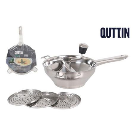PASAPURES ACERO INOXIDABLE 3 DISCOS 20 CMS QUTTIN