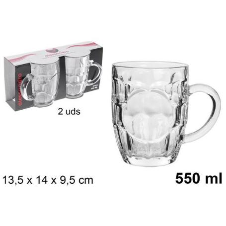 55 CLS JARRA CERVEZA TIPICA INGLESA  550 ML. - CAJA 2 UNIDADES