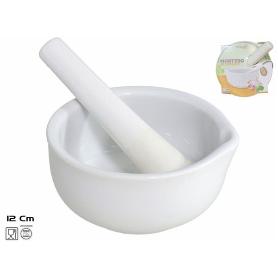 MORTERO PORCELANA BLANCA 12 CMS 11,5X12,5X6,2 CMS APTO PARA LAVAVAJILLAS