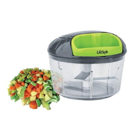 PICADORA VERDURAS - BATIDOR SALSAS MANUAL 600 ML.  2 FUNCIONES LIFESTYLE