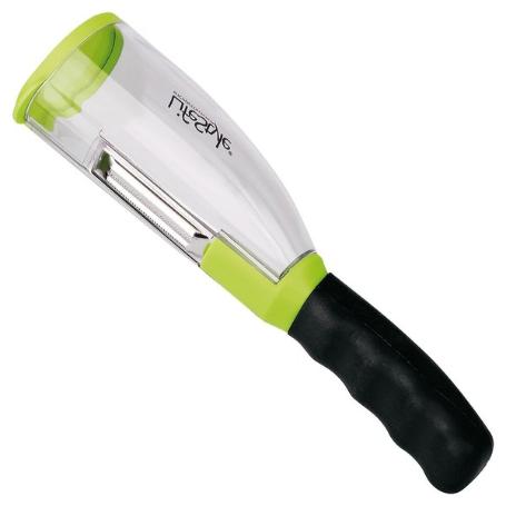 PELADOR CON RECIPIENTE PARA PELAR Y RECOGER EN UNA OPERACION LIFESTYLE