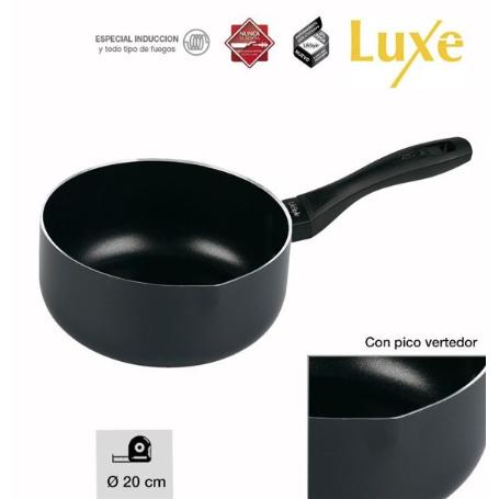 20 CMS. CAZO ALUMINIO INDUCCION LUXE ANTIADHERENTE ESPECIAL INDUCCION