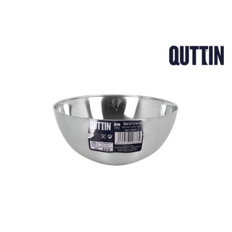 13,5 CMS ENSALADERA CUENCO  BOL MEZCLADOR PARA COCINA EN ACERO MATE PROFESIONAL QUTTIN