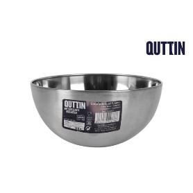19,5 CMS ENSALADERA CUENCO BOL MEZCLADOR PARA COCINA EN ACERO MATE PROFESIONAL QUTTIN