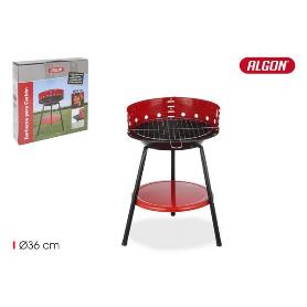 BARBACOA REDONDA PARA CARBON  CON PATAS 36 CMS DIAMETRO ALGON MEJOR PRECIO