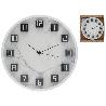 RELOJ DE PARED COCINA CON NUMEROS 3D JALIL Y FONDO MARMOL DIAMETRO 30 CMS 