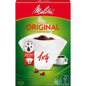 FITRO CAFETERA PAPEL 1X4 BRIGITTA SIMILAR ORIGINAL MELITTA - CAJA 40 UNIDADES