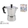 3 TAZAS CAFETERA ALUMINIO 150 ML APTA PARA GAS,VITRO,ELECTRICA,INDUCCION