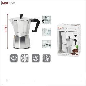 1 TAZA CAFETERA MOKA CLASICA ALUMINIO TIPO ITALIANA APTA PARA GAS,VITRO,INDUCCION