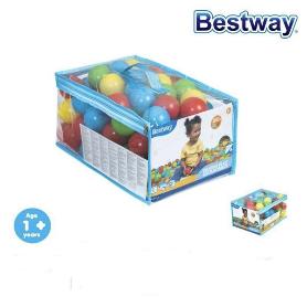BESTWAY BOLAS DE COLORES PARA PISCINA 5,85 CMS - CAJA 100 UNIDADES