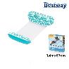 BESTWAY COLCHONETA HINCHABLE PARA PISCINA 140X87 CMS FLORES TURQUESAS