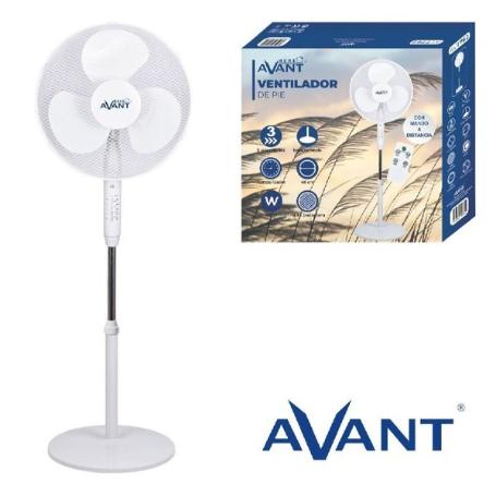 VENTILADOR DE PIE 45 WATIOS CON MANDO AVANT AV7762