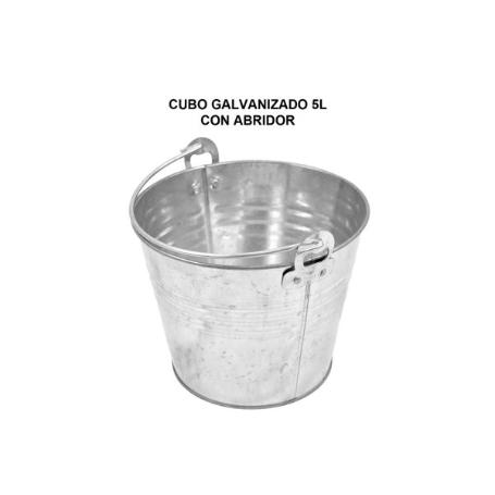 CUBO GALVANIZADO ECO  5 LTS. CON ABRIDOR