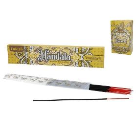 INCIENSO AROMA VAINILLA TULASI MANDALA - CAJA 240 UNIDADES
