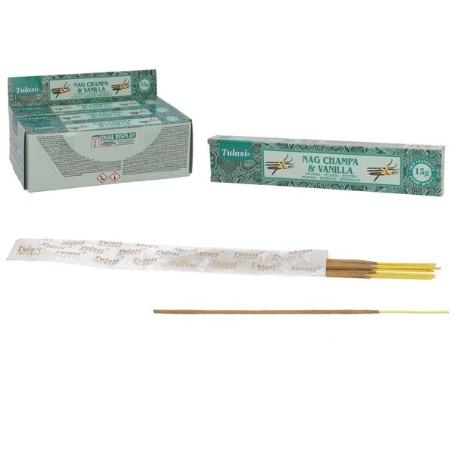 INCIENSO 15G 14 STICK NAG CHAMPA DELIGHTS VANILLA - CAJA 168 UNIDADES