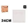 24X24 CMS ELITE IVORY PLATO LLANO CUADRADO PORCELANA ECONOMICO LAMEDITERRANEA
