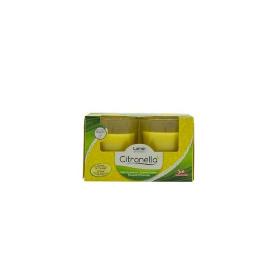 VELA CON CITRONELA PERFUMADA ANTIMOSQUITO SIN INSECTICIDA EN VASO DE CRISTAL  - PACK 2 UNIDADES