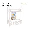 ESTANTERIA BAÑO-DUCHA 2 BANDEJAS ALUMINIO ACABADO BLANCO MATE CONFORTIME