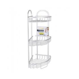 ESTANTERIA RINCONERA PARA BAÑO-DUCHA 3 BANDEJAS ALUMINIO TEMSA