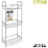 ESTANTERIA PARA BAÑO-DUCHA ALUMINIO 3 BANDEJAS,ANTIOXIDO,FACIL MONTAJE MARCA TEMSA