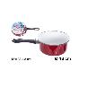 CAZO ROJO CON MANGO 18 CMS ECONOMICO ESMATE INTERIOR BLANCO 18X33X9 CMS
