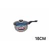 18 CMS CAZO CACILLO INOXIDABLE CON TAPA CRISTAL EKORAPID