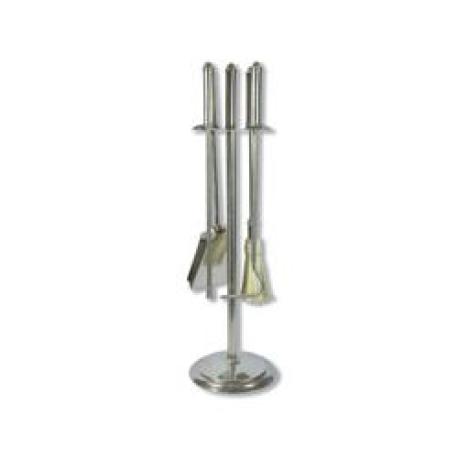 Soporte 4 Accesorios para Chimenea Acero Inoxidable