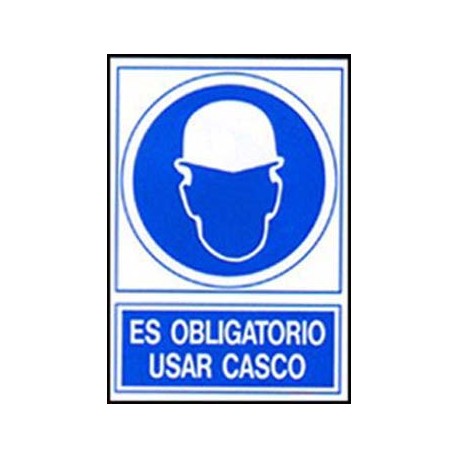 señal es obligatorio usar casco