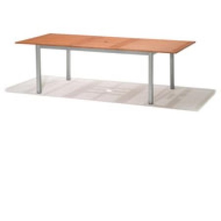 8702N14 MESA EXTENSIBLE NAUTIC 98X180 ALUMINIO-MADERA